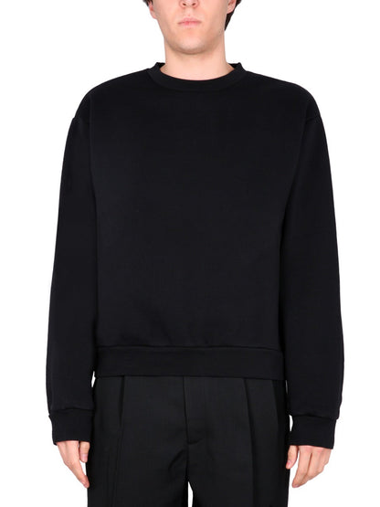 Acne Studios Cotton Sweatshirt 5919771787 men's sweater in black