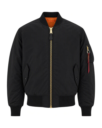 Alpha Industries Padded Bomber Jacket 1402277508163491262365696 men's jacket in black, product photo 1