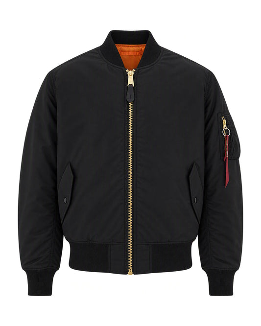 Alpha Industries Padded Bomber Jacket 1402277508163491262365696 men's jacket in black, product photo 1