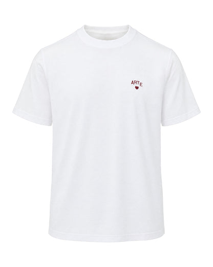 Arte Antwerp Embroidered Logo T-Shirt — White