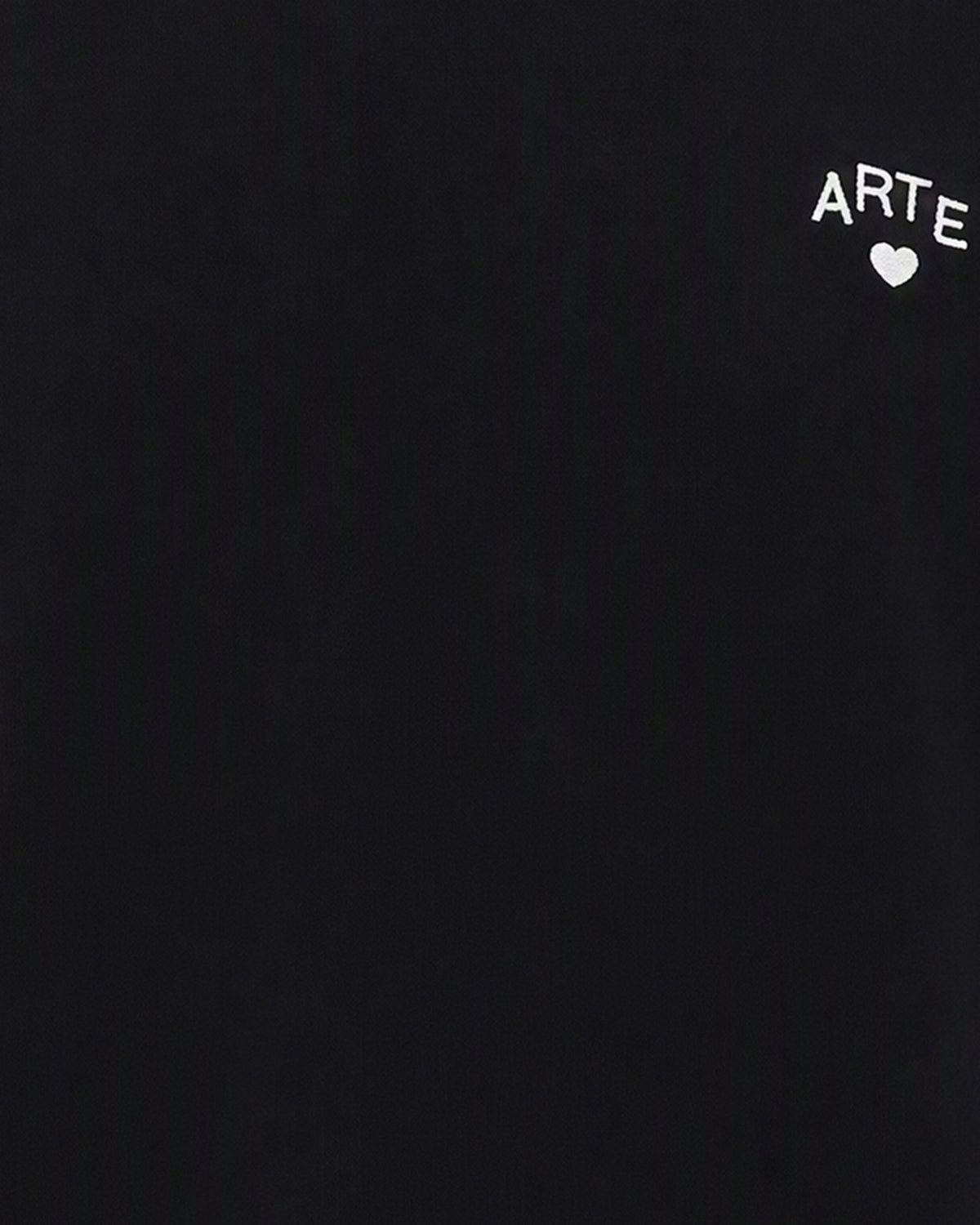 Arte Antwerp Embroidered Logo T-Shirt — Black