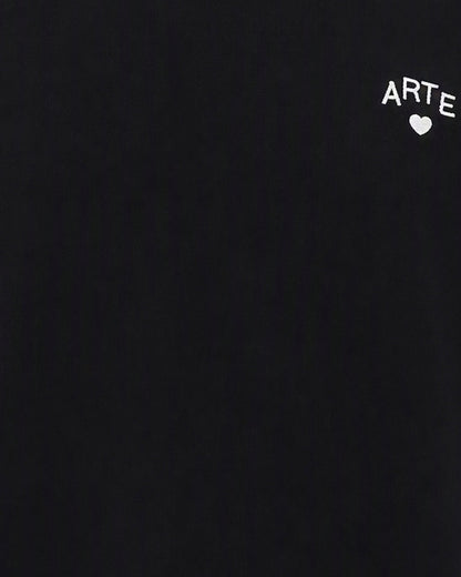 Arte Antwerp Embroidered Logo T-Shirt — Black