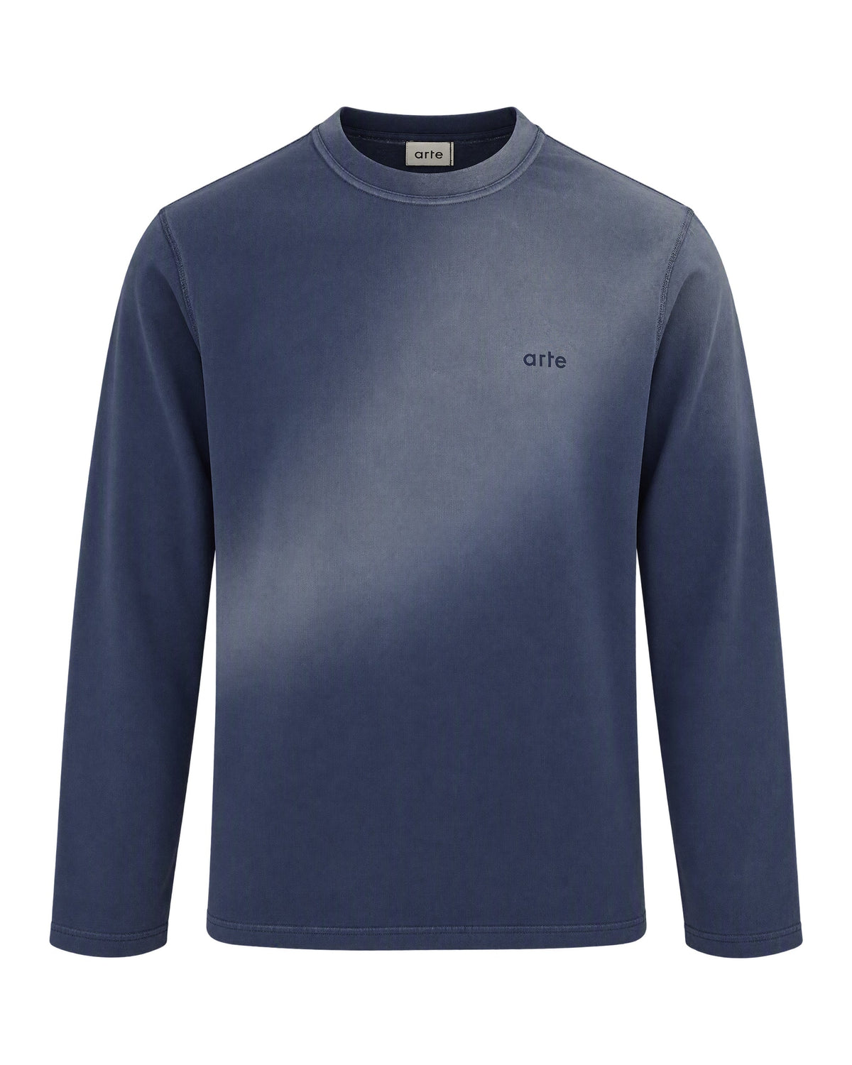 Arte Antwerp Long-Sleeve Jersey Sunfade T-Shirt — Navy