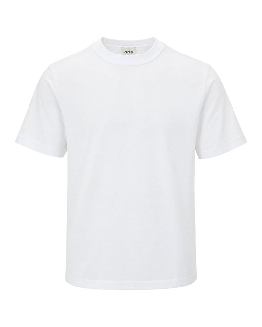 Arte Antwerp Cotton Logo Graphic T-Shirt — White