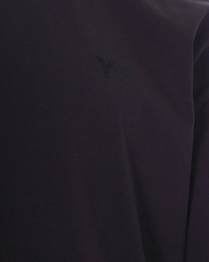 Adidas Long-Sleeve Cotton Jersey T-Shirt — Black