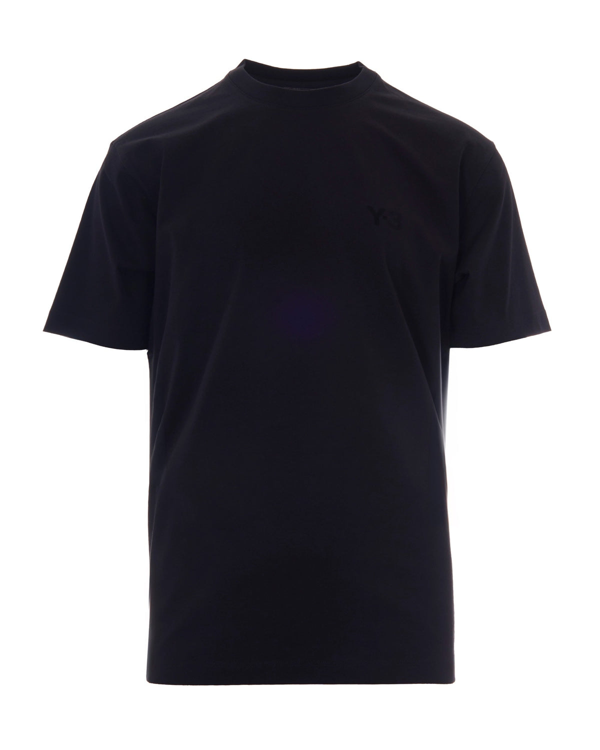Adidas Y-3 Logo Cotton T-Shirt — Black