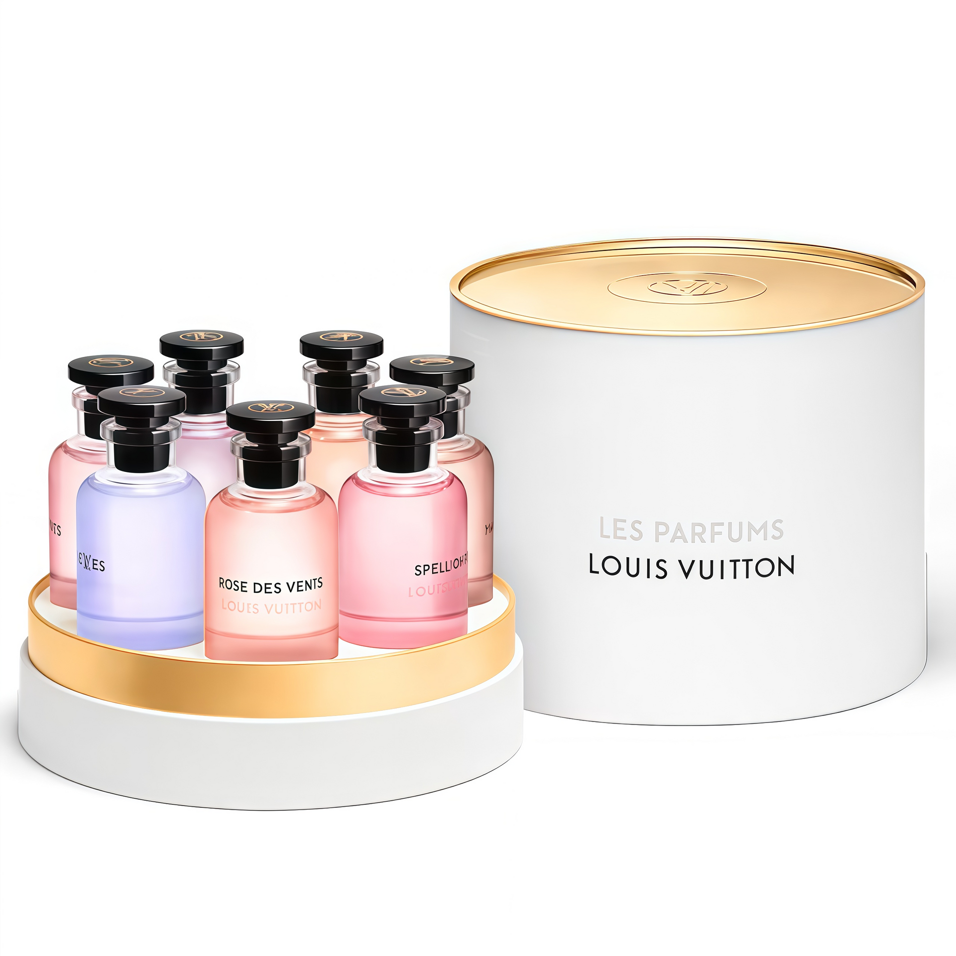 ルイヴィトン 香水 10ml×7 Louis Vuitton 7-Piece Mini Perfume Set – Luxury Eau de Parfum