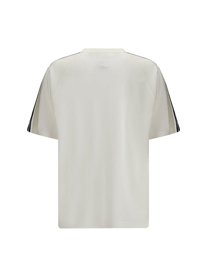 Adidas 3-Stripes with Metallic Thread T-Shirt — White