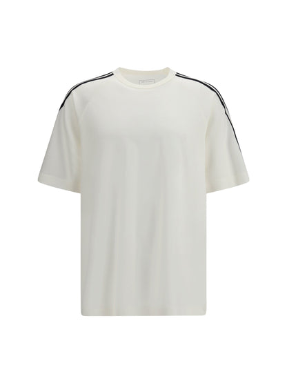 Adidas 3-Stripes with Metallic Thread T-Shirt — White