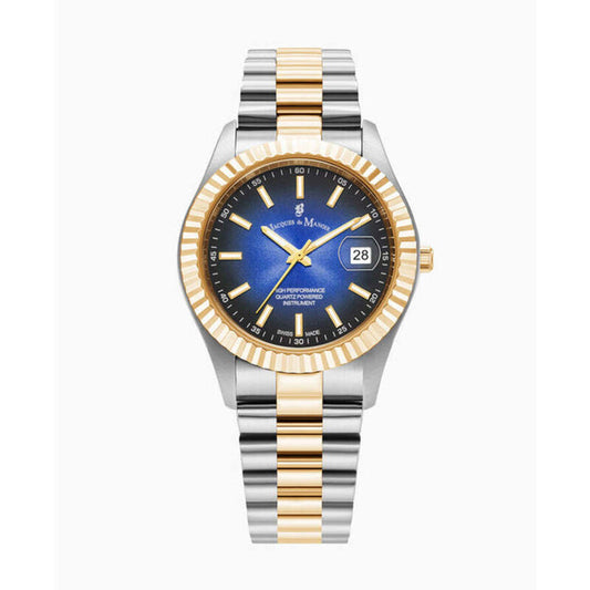 Jacques Du Manoir Inspiration Business JWG03003 unisex watch with blue dial