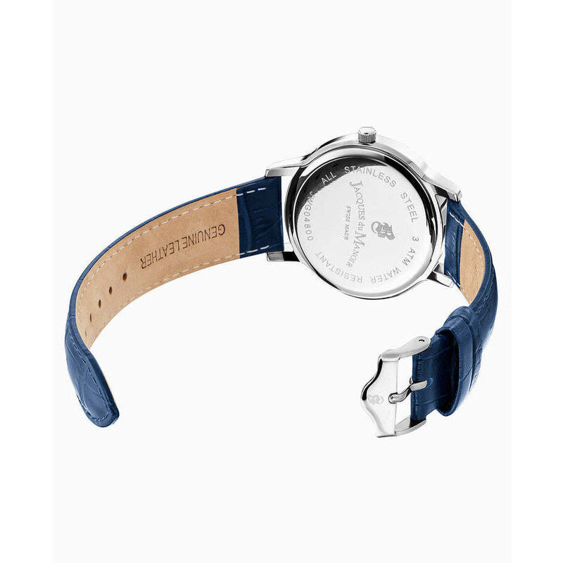 Jacques Du Manoir Genesis Gents JWG04802 men's watch with white dial (view 3)