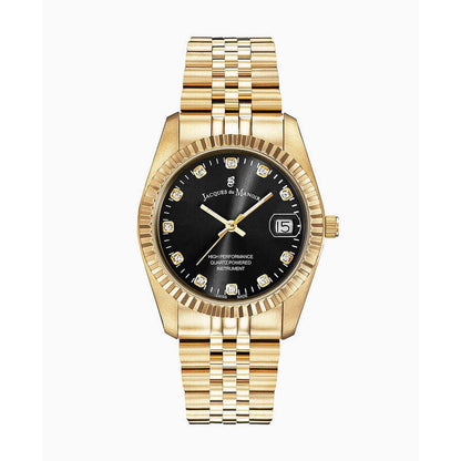Jacques Du Manoir Inspiration Elegance NRO.21 women's watch with black dial