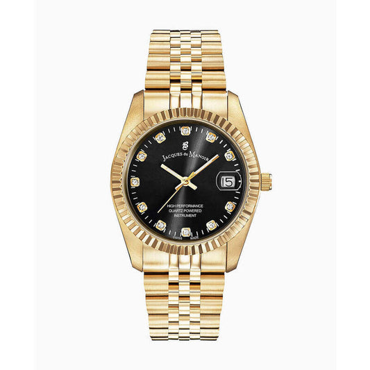 Jacques Du Manoir Inspiration Elegance NRO.21 women's watch with black dial