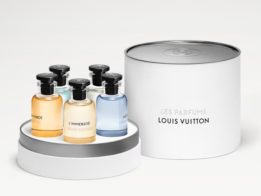 Limited Edition Louis Vuitton Miniature Perfume Set – 5 Scents, 10ml
