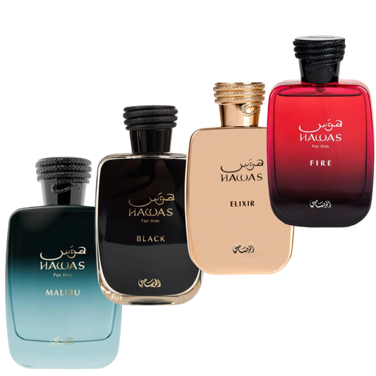 Rasasi Hawas 4-Piece Miniature Set
