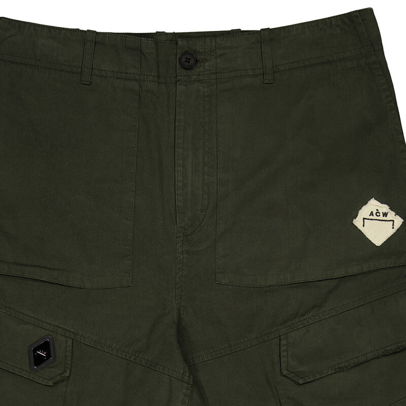 A Cold Wall Ando Cotton Cargo Shorts ACWMB208 men's shorts in dark olive