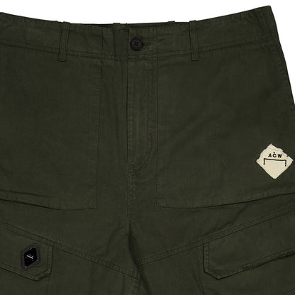A Cold Wall Ando Cotton Cargo Shorts ACWMB208 men's shorts in dark olive