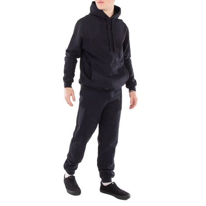 A Cold Wall Essential Cotton Drawstring Hoodie ACWMW178-ONYX men's hoodie in black