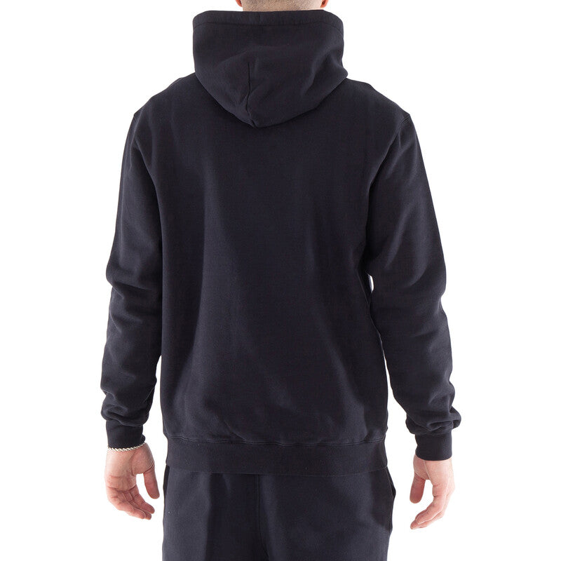 A Cold Wall Essential Cotton Drawstring Hoodie ACWMW178-ONYX men's hoodie in black