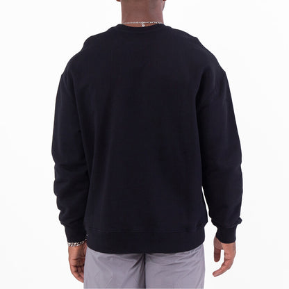 A Cold Wall Essential Cotton Jersey Sweatshirt ACWMW080-BLACK men's sweater in black