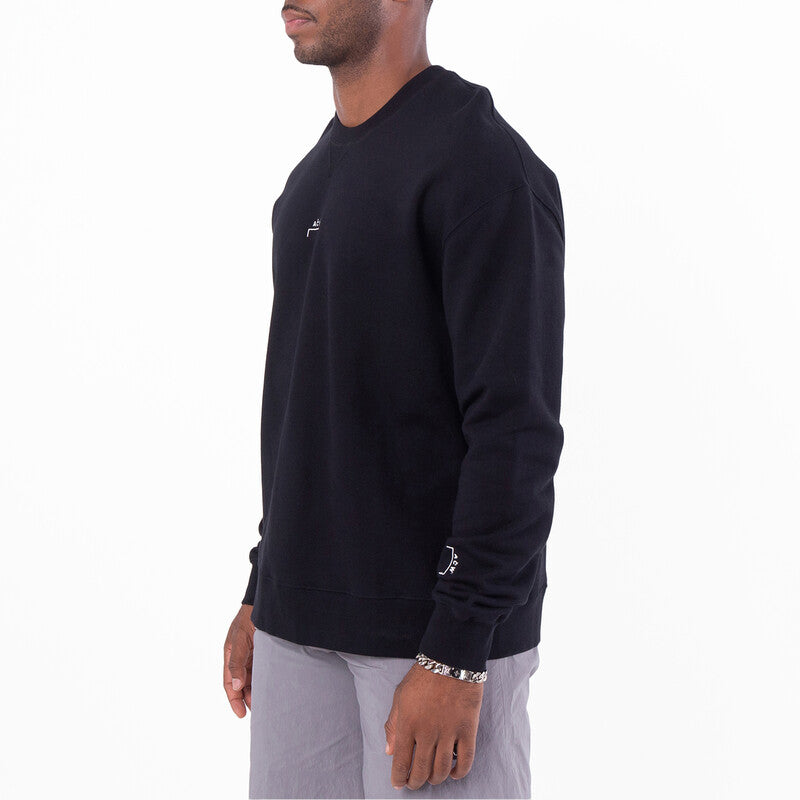 A Cold Wall Essential Cotton Jersey Sweatshirt ACWMW080-BLACK men's sweater in black
