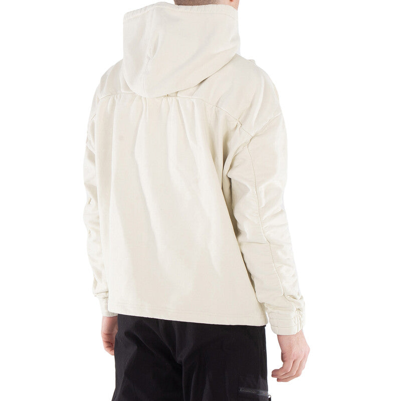 A Cold Wall Shroud Cotton Hoodie ACWMW205-BEIGE men's hoodie in beige