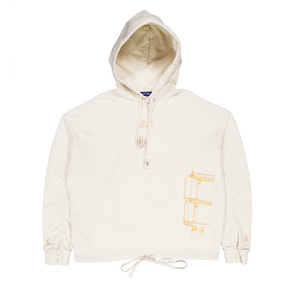 A Cold Wall Shroud Cotton Hoodie ACWMW205-BEIGE men's hoodie in beige