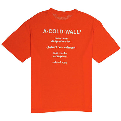 A Cold Wall Artisan Logo Print Crewneck T-Shirt ACWMTS075B-MIDGRE men's t-shirt in mid grey
