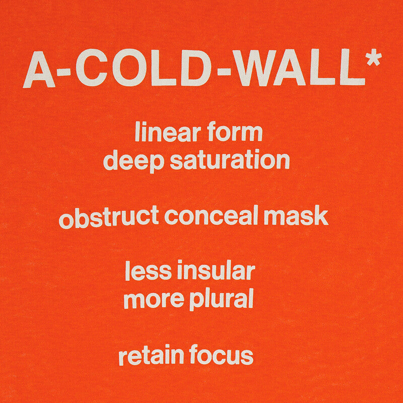 A Cold Wall Artisan Logo Print Crewneck T-Shirt ACWMTS075B-MIDGRE men's t-shirt in mid grey