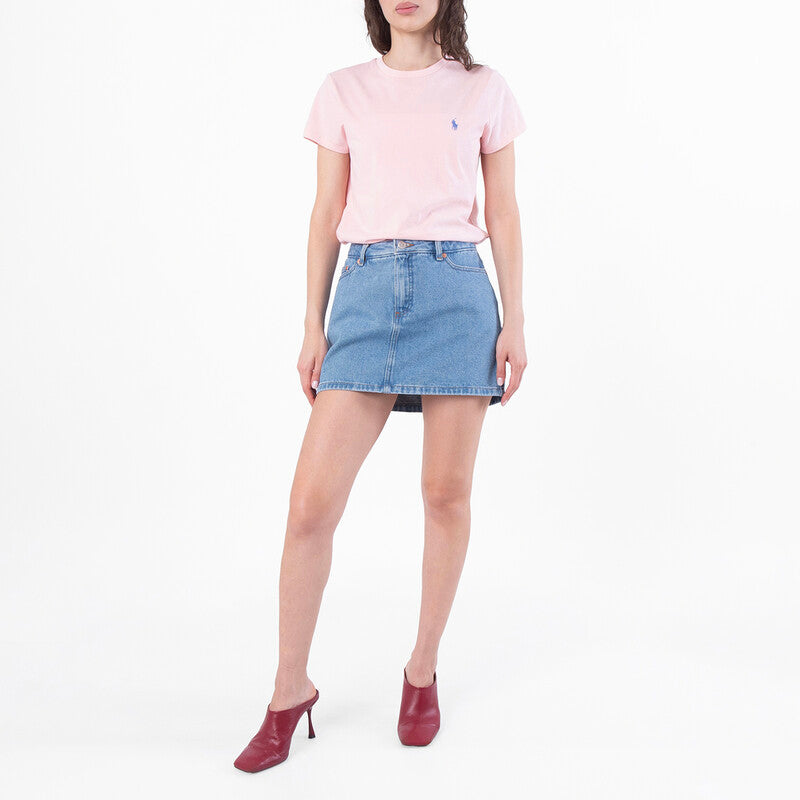 A.P.C. Mini Denim Skirt COHCW-F06093-INDIGO DELAVE women's skirt in indigo