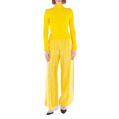 Acne Studios Turtleneck Long Sleeve Top A60483-BRIGHT YELLOW women's top in bright yellow
