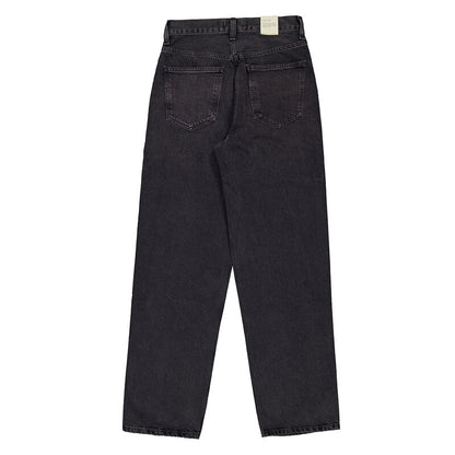 Agolde Shambles Criss Cross Jeans A097C-1157 women's jeans in Washed Black