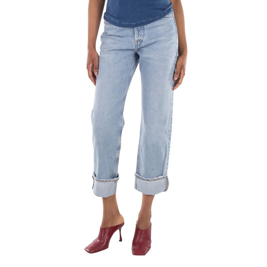 Agolde Marbled Fran Straight Jeans A9157B-1206-FORCE women's jeans in Vintage Marbled