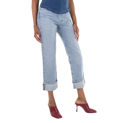 Agolde Marbled Fran Straight Jeans A9157B-1206-FORCE women's jeans in Vintage Marbled