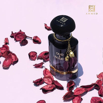 Ahmed Al Maghribi Unisex Oud & Roses Extrait de Parfum Spray 2.0 oz