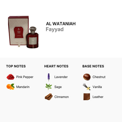 Al Wataniah Fayyad Eau de Parfum 3.4 oz