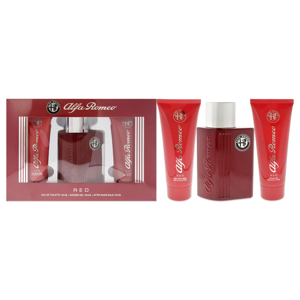 Alfa Romeo Men's Red Gift Set