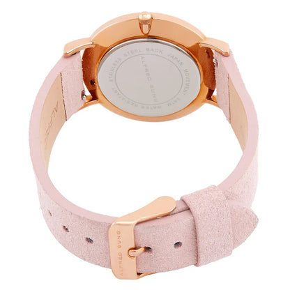 Alfred Sung Ultra Slim 36mm Women's Quartz Watch AS4000RSD-4A