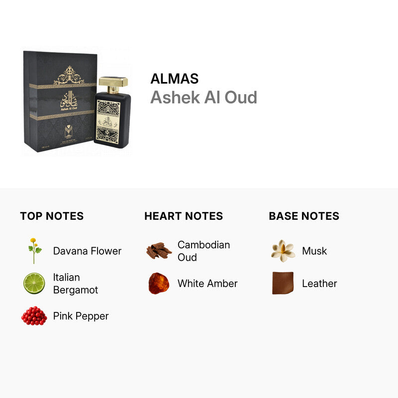Almas Ashek Al Oud Eau de Parfum 100ml