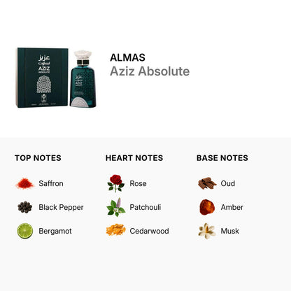 Almas Aziz Absolute Eau de Parfum 100ml