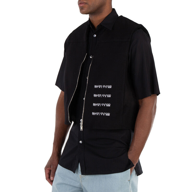 Alyx Embroidered Sleeveless Flood Reversible Vest AAMOU0420FA02-BLK0001 men's vest in black, product photo 3