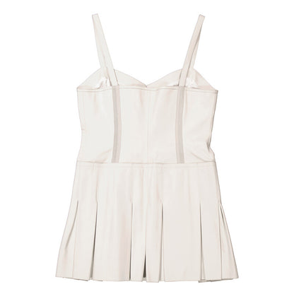 Alyx Ladies White Leather Corset Top AAWSH0172 LE01 WTH0001 women's blouse in white, product photo 7