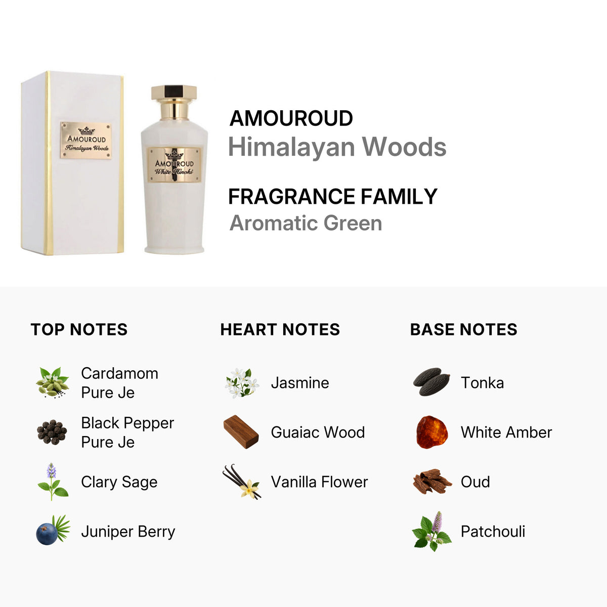 Amouroud Himalayan Woods Unisex Eau de Parfum 100 ml