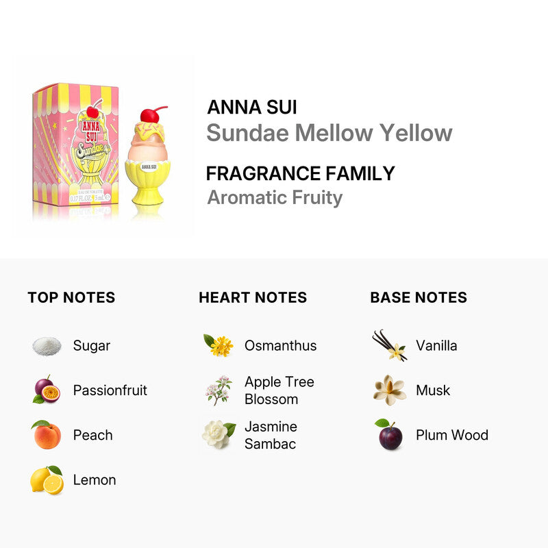 Anna Sui Sundae Mellow Yellow Eau de Toilette