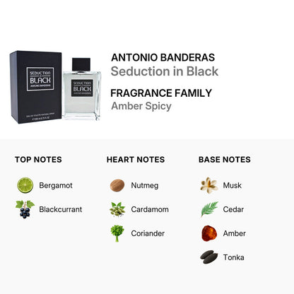 Antonio Banderas Seduction in Black Eau de Toilette