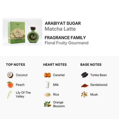 Arabiyat Sugar Matcha Latte EDP Spray 3.4 oz – Women's Fragrance