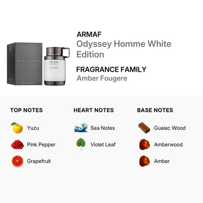 Armaf Men's Odyssey Homme White Edition EDP