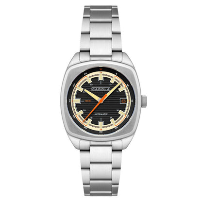 Cadola Buxton Automatic Black Dial Timepiece - CD-1057-55