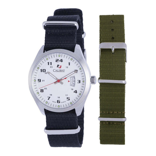 Trooper Black Canvas Quartz Black Dial Men's Timepiece - SC-4T1-04-001SC