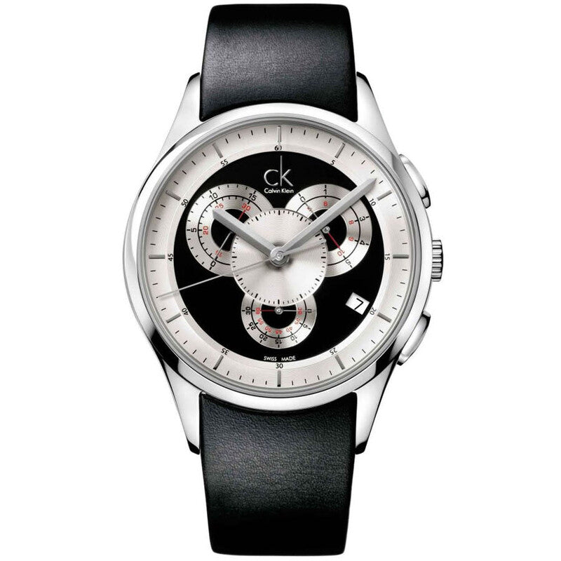 Calvin Klein Black Face Stainless Steel Men's Luxury Watch - K2A27102